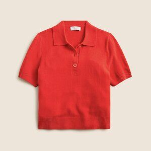 J. Crew Red Short Sleeve Sweater